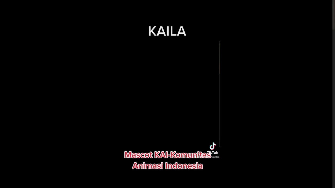 Kaila mascot of KAI Komunitas Animasi Indonesia | 2D animation | TikTok
