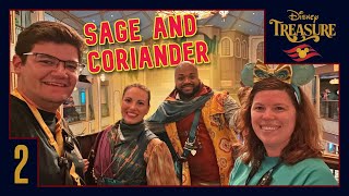 Disney Treasure | A Fun Day at Sea with Sage and Coriander and Palo Steakhouse Dinner