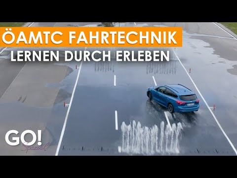 Unfallvermeidung & richtiges Reagieren mit den ÖAMTC Fahrtechniktrainings | GO! Spezial