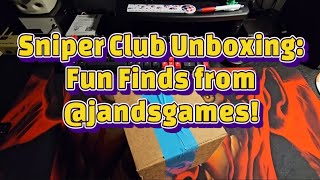 Sniper Club Unboxing: Fun Finds from @jandsgames!
