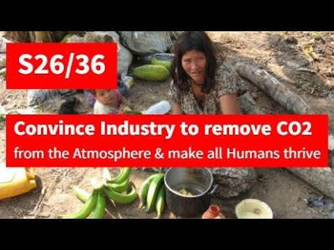 S26/36 Activists convince CEO's & Industry to remove all CO2 fr Atmosphere & make all Humans thrive