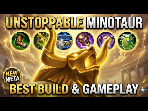 MINOTAUR BEST BUILD 2026: LITERALLY UNKILLABLE! Thunder Belt Stacking Build is BROKEN!!