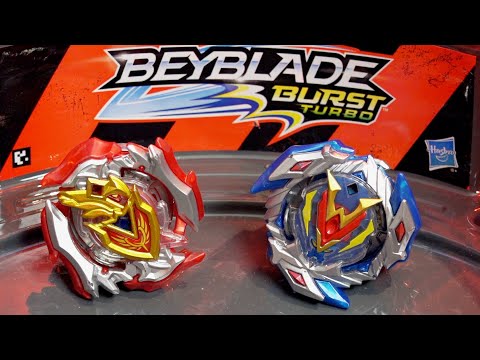 SLINGSHOCK BATTLE: Wonder Valtryek V4 .12.Vl-S VS Z Achilles A4 .11.Xt-S - Beyblade Burst Turbo