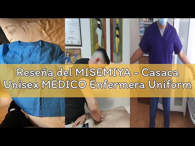 Vídeo relacionado con MISEMIYA - Casaca Unisex MÉDICO Enfermera Uniforme Limpieza Laboral ESTÉTICA Dentista Veterinaria Sanitario HOSTELERÍA - Ref.817 - S, Rosa
