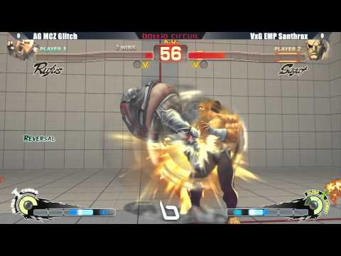 SSF4 AE2012 AG MCZ Glitch vs VxG EMP Santhrax - Next Level Battle Circuit #5 Tournament