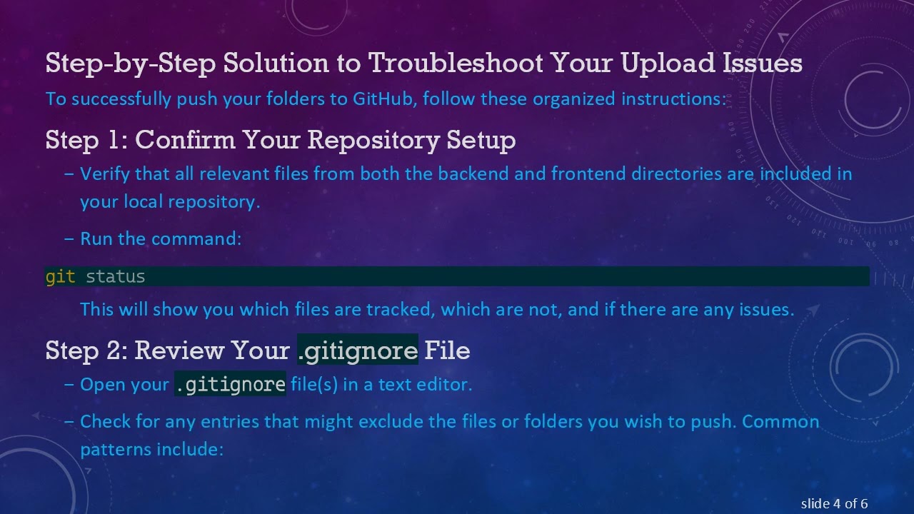 Understanding the .gitignore Issue When Pushing Folders to GitHub