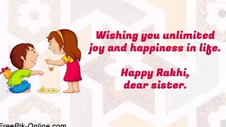 Best Rakhi Quotes for Sister | Rakshabandhan Wishes to Sister | Rakhi Status