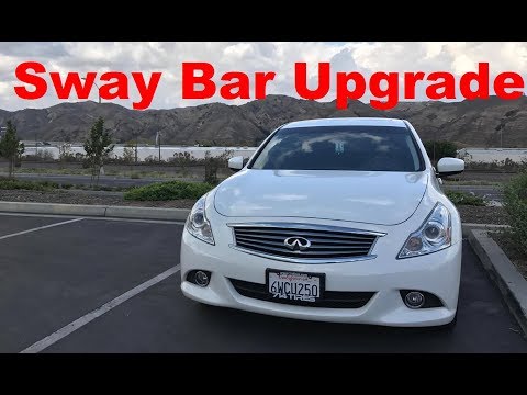 How to Install Sway Bars for Infiniti G37
