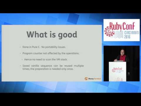 RubyConf 2016 - Optimizing ruby core by Shyouhei Urabe