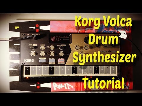 Korg Volca Drum Synthesizer Tutorial
