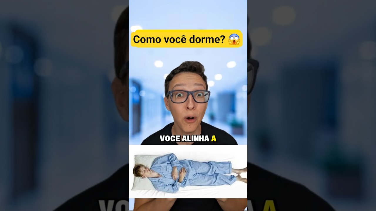 Como Você Dorme? 😱#medicina #medico #enfermagem #enfermeiro #enfermeira Posição para dormir melhor