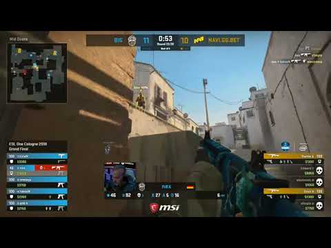 BIG nex Stunning Eco Ace vs Astralis [Map2/Dust2] - ESL One Colonge 2018 Grand Final