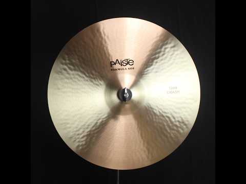 Paiste 18" Formula 602 Classic Thin Crash - 1379g (video demo) image 2