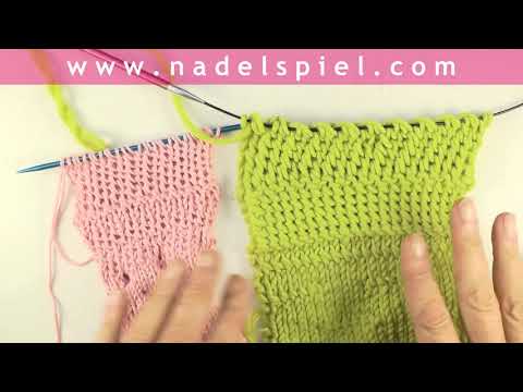 Stricken mit eliZZZa * Gitterpatent / Gerstenkornpatent in Reihen und Runden