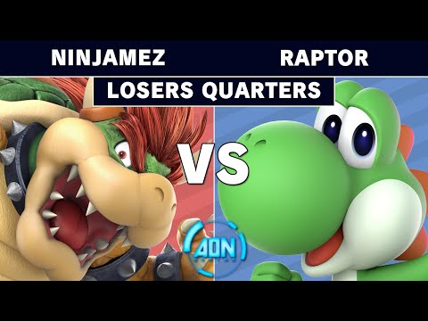 AON 43 - NinJamez (Bowser) Vs. Raptor (Yoshi) Losers Quarters - Smash Ultimate