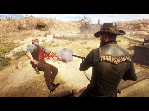 Red Dead Redemption 2 PC 60FPS - Funny & Brutal Moments Vol. 102 (Euphoria Ragdolls)