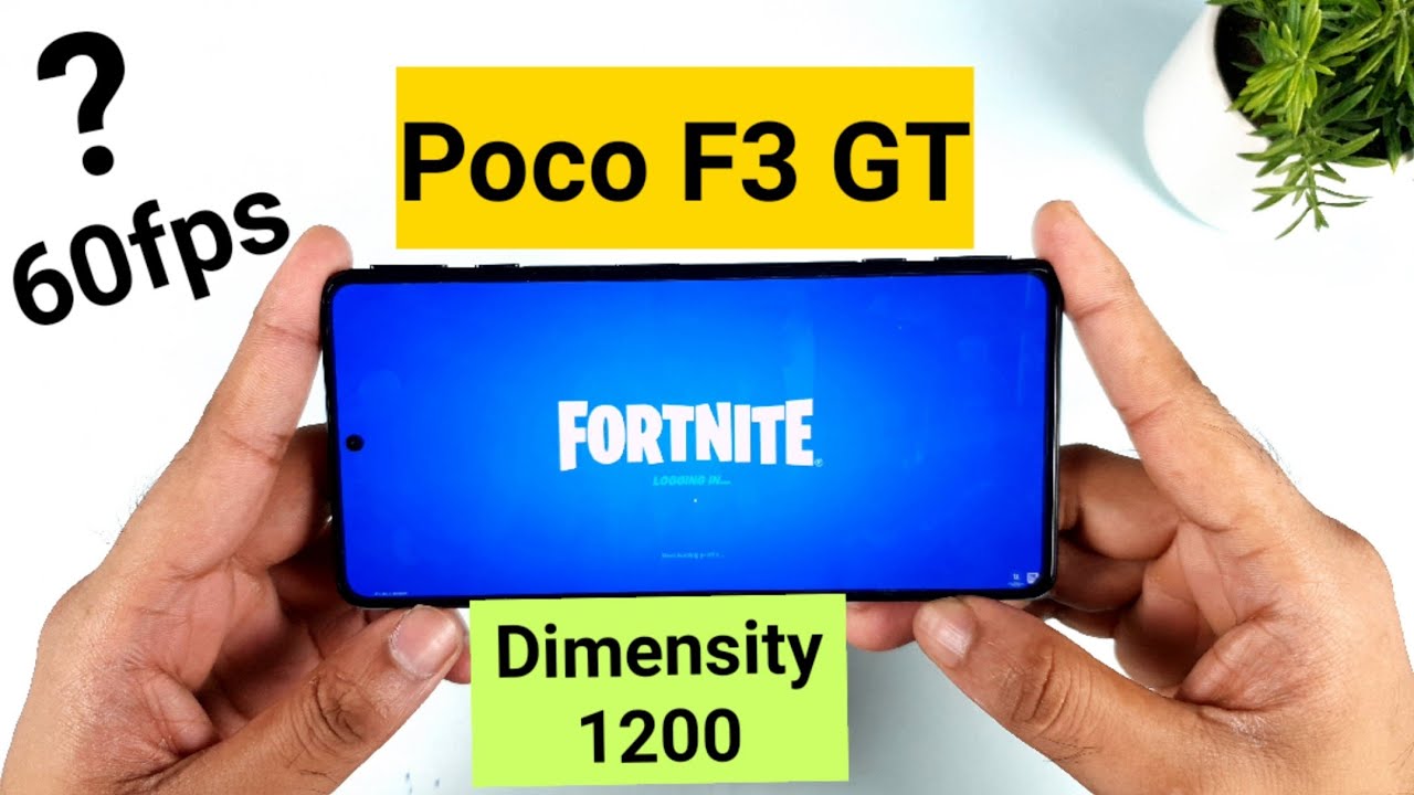 Poco F3 GT fortnite graphics gameplay review dimensity 1200 🔥🔥🔥