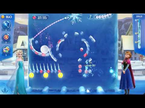 Frozen Free Fall: Icy Shot Level 53 - NO BOOSTERS ☃☃☃