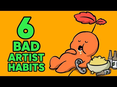 6 Bad Art Habits to Avoid