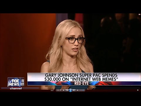 08-20-16 Kat Timpf on Red Eye - Johnson Campaign Using Memes