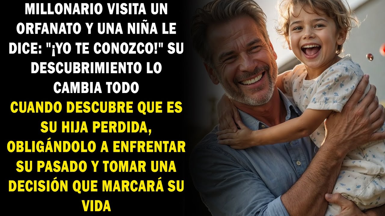 MILLONARIO VISITA UN ORFANATO Y UNA NIÑA LE DICE: "¡YO TE CONOZCO!" SU DESCUBRIMIENTO LO CAMBIA TODO