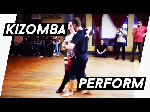 Improvised kizomba fusion demo - New York - Kristofer Mencák with Upa Dançarina