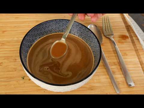 Braune Soße ohne Fleisch, nur aus Gemüse und Butter - Rezept