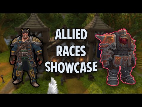Kul Tiran + Dark Iron Dwarves Showcase - How to Unlock Allied Races
