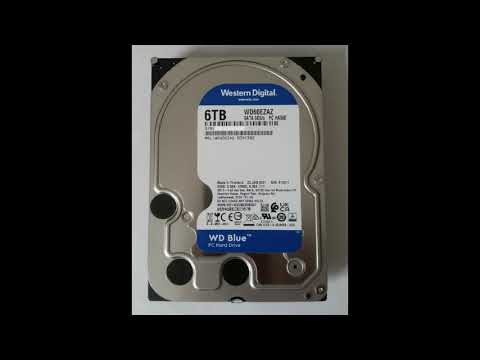 Sandisk Western Digital Mėlyna WD60EZAZ 5400 RPM, 6000 GB video