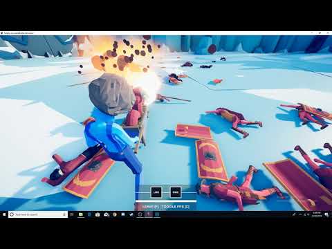 TABS wheelbarrow dragon is op in crowd control.