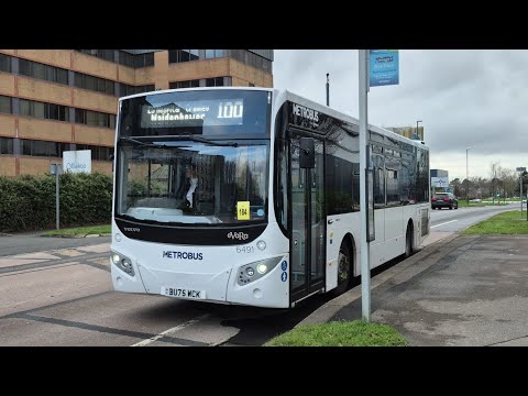 *Brand new* Metrobus Volvo B8RLE MCV Evora | 6491 (BU75 WCK) | Route 100