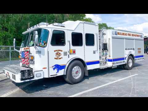 Walk Around of Bullhead Fire Department's E-ONE Typhoon Pumper - SO142884-888