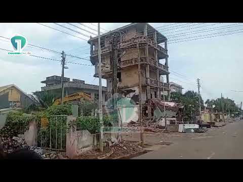 Demolition Begins on Dangerous Building at Osu After Partial Collapse | Ghana News
