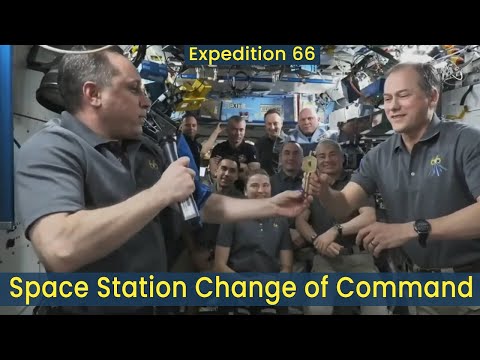 Expedition 66 Space Station Change of Command Ceremony - 29 March, 2022