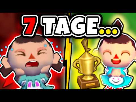 7 Tage zurück in Animal Crossing Wild World...