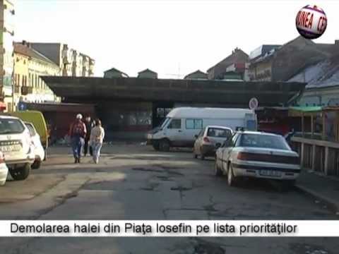 Demolarea halei din Piata Iosefin pe lista prioritatilor