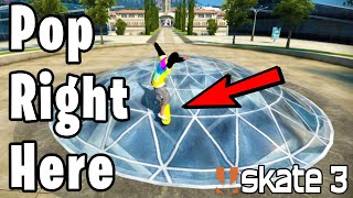 Skate 3 How To Do A 1260 WITHOUT RAMPS On Campus