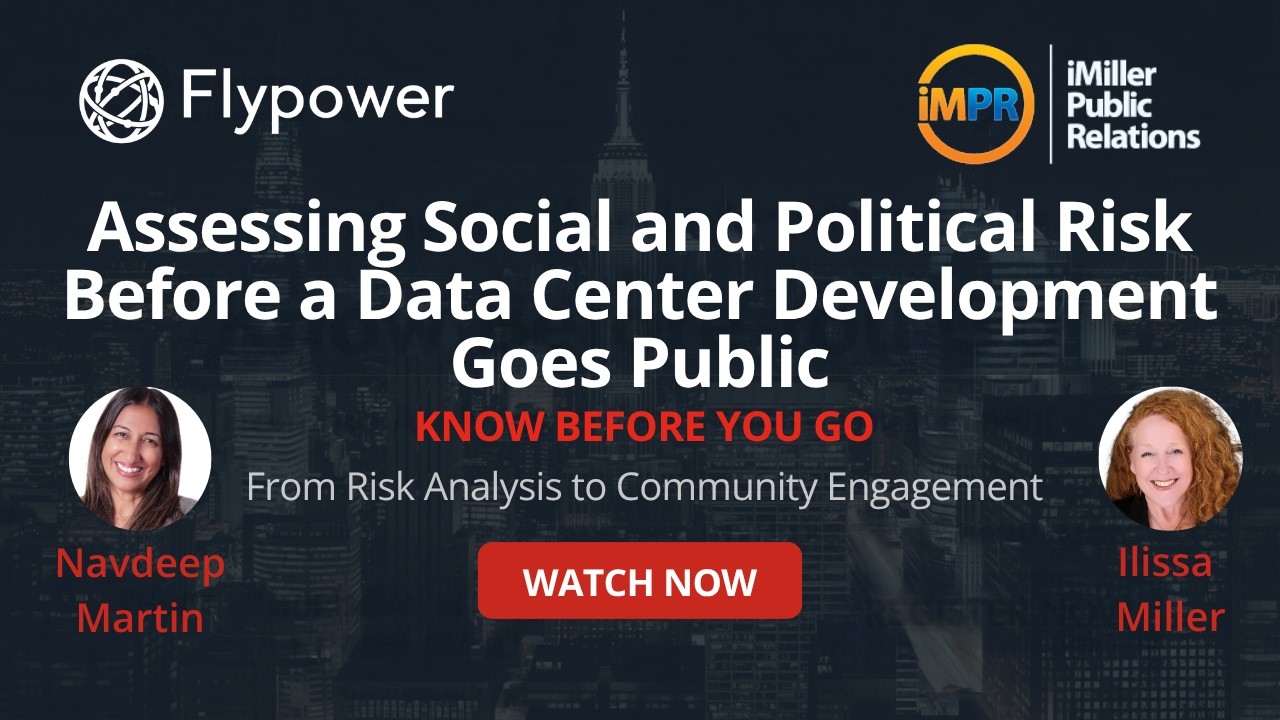 Assessing Social and Political Risk Before a Data Center Development Goes Public — Know Before You Go