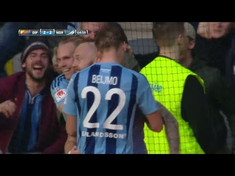 Eriksson dundrar in 2-2 för Djurgården - TV4 Sport