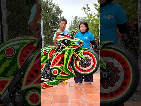Xe dưa hấu tốc độ 🍉 #shorts