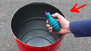 EXPERIMENT: XXL ROCKET FROM AN EMPTY BARREL EXPERIMENT: XXL ROCKET FROM AN EMPTY BARREL