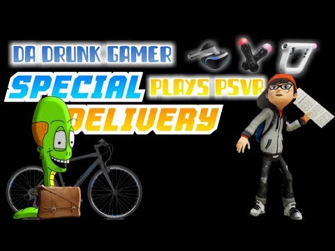 SPECIAL DELIVERY PSVR MOVE Gameplay  (VR Paperboy)