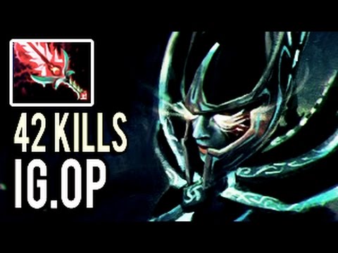 TOP 1 Phantom Assassin IN THE WORLD IG.Op 42 Kills Solo Win Game - Dota 2