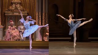 Bluebird Florine&#39;s Variation (Split Screen): Kaptsova, Takada