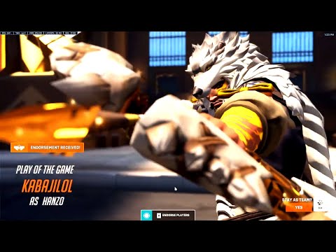 KABAJI HANZO AND WIDOW - POTG! [ OVERWATCH 2 TOP 500 SEASON 2 ]