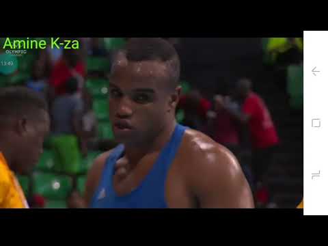 Boxing 1-4 finals-Dakar Senegal (81-91kg) Alex Bwambale (Uganda) v Youness Baalla (Morocco)