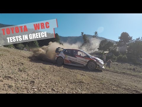 Toyota WRC Test in Greece | Kris Meeke at Karoutes