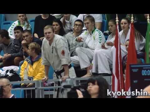 U 22 and Open weight EC 2013   Lithuanian karate kyokushin team