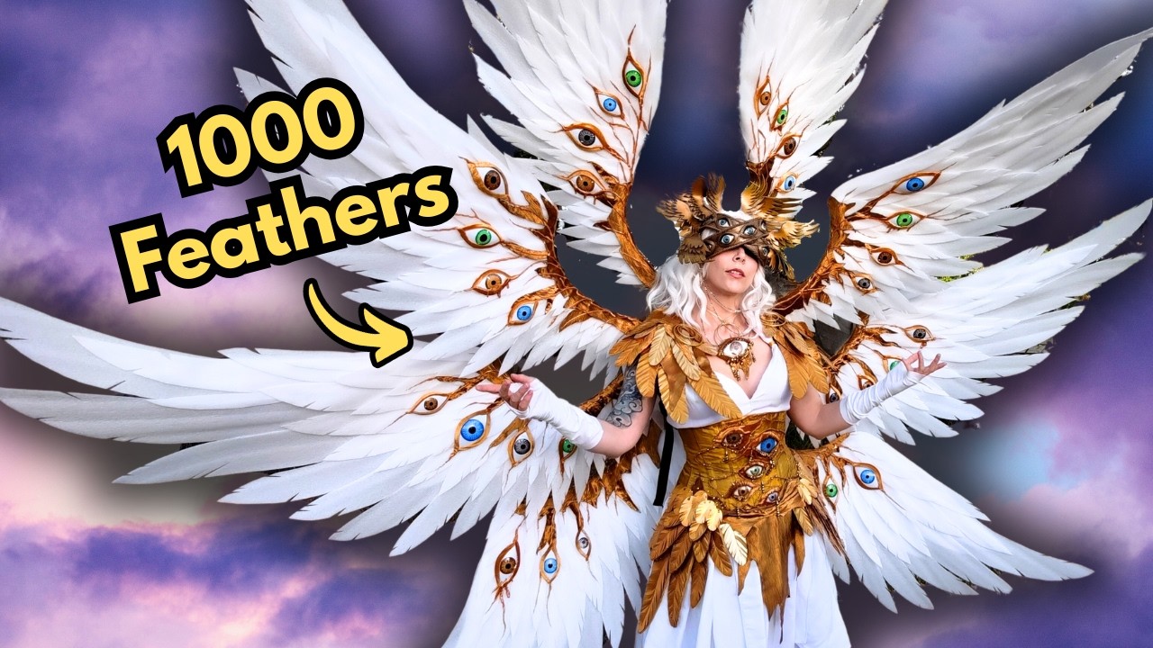 I made 1000 Feathers for a Biblically Accurate Angel