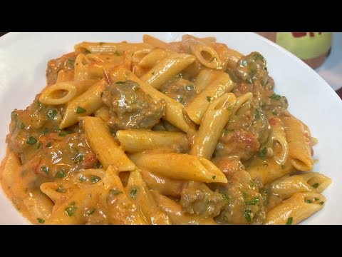 OLD SCHOOL PENNE PASTA POMODORO(CREAMY TOMATO SAUCE ) MONTH OF AUGUST MEALS IN 30 MINUTES SEGMENT)